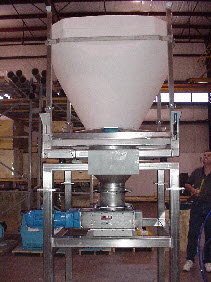 IBC System with Integrated Crusher