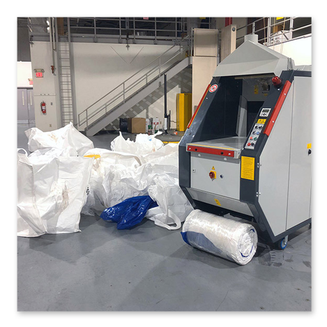 Baler Compactor for Bulk Bag Recycling