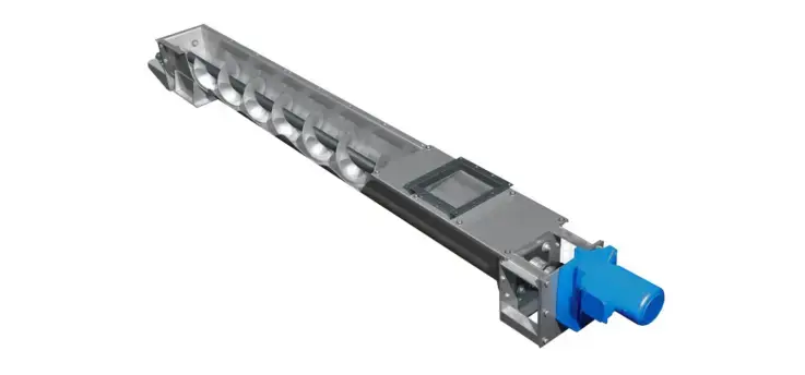 Shafted Screw Conveyors and Industrial Augers Industrial Screw Augers for Material Conveying